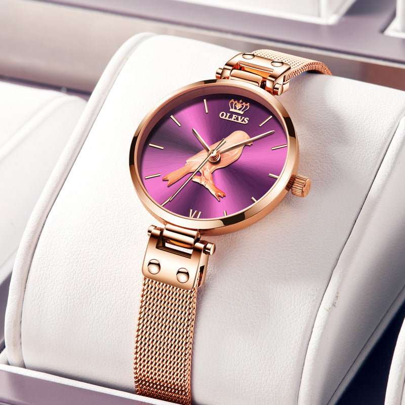 Luxury Ultra-thin Bird Quartz Watch