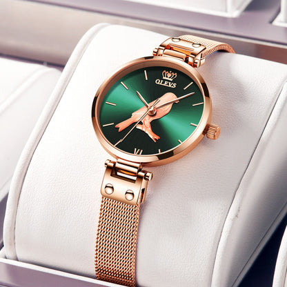 Luxury Ultra-thin Bird Quartz Watch