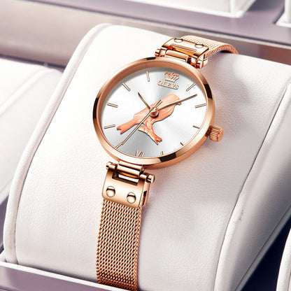 Luxury Ultra-thin Bird Quartz Watch