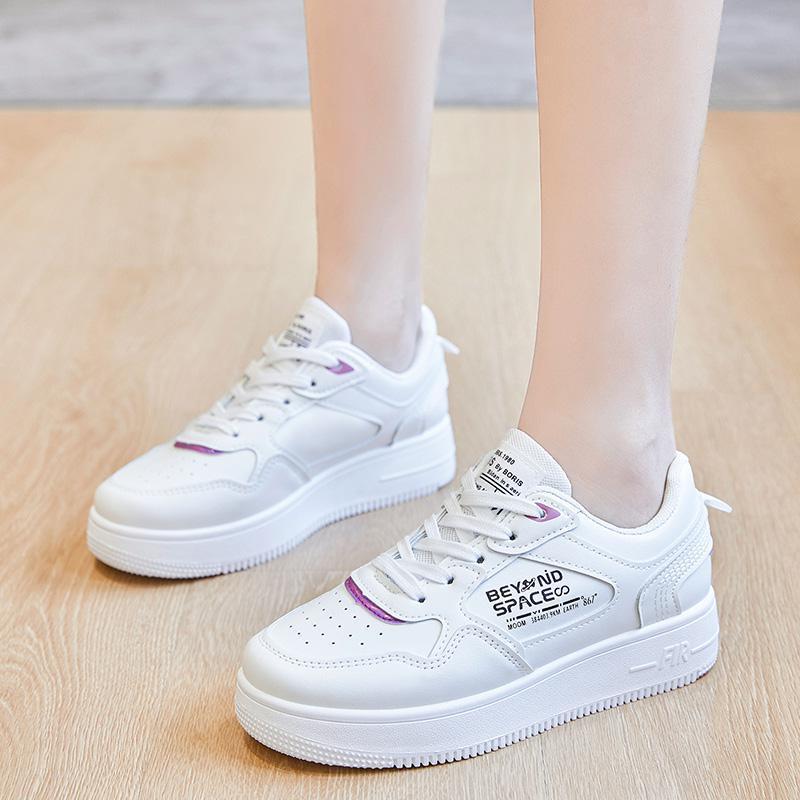 White Casual Sport Sneakers